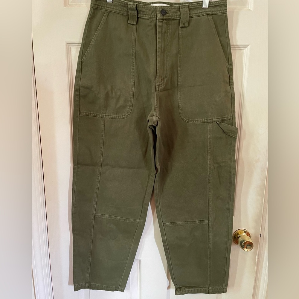 Alex Mill Olive Green Cargo Pants